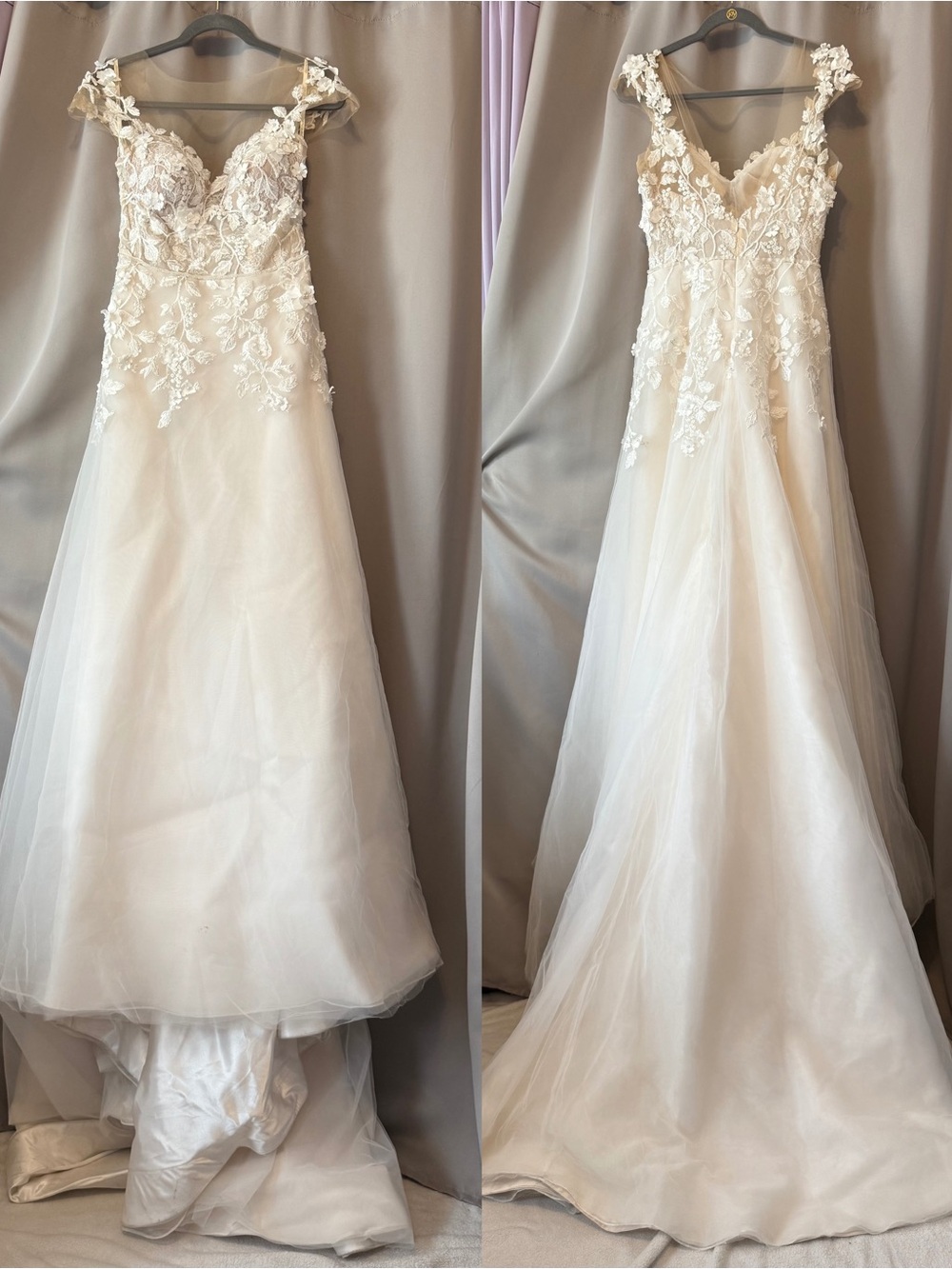 ADRIANA MADRID Frida Wedding Dress Size 10